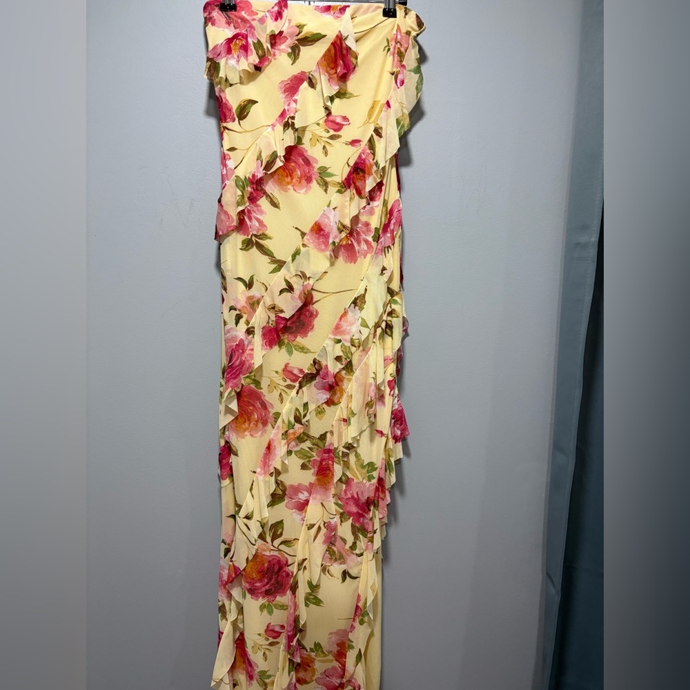 Sincerely Jules Cream One Shoulder Sundress